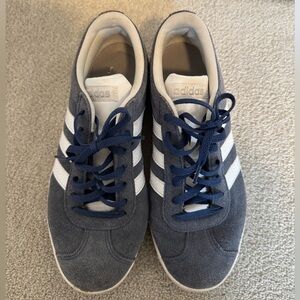 Women’s Adidas VL Court Blue Suede Sneaker